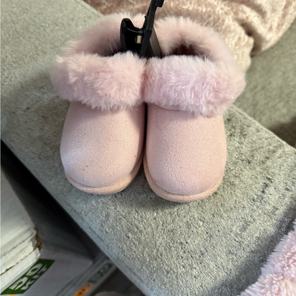 Adorable Pink Baby Boots